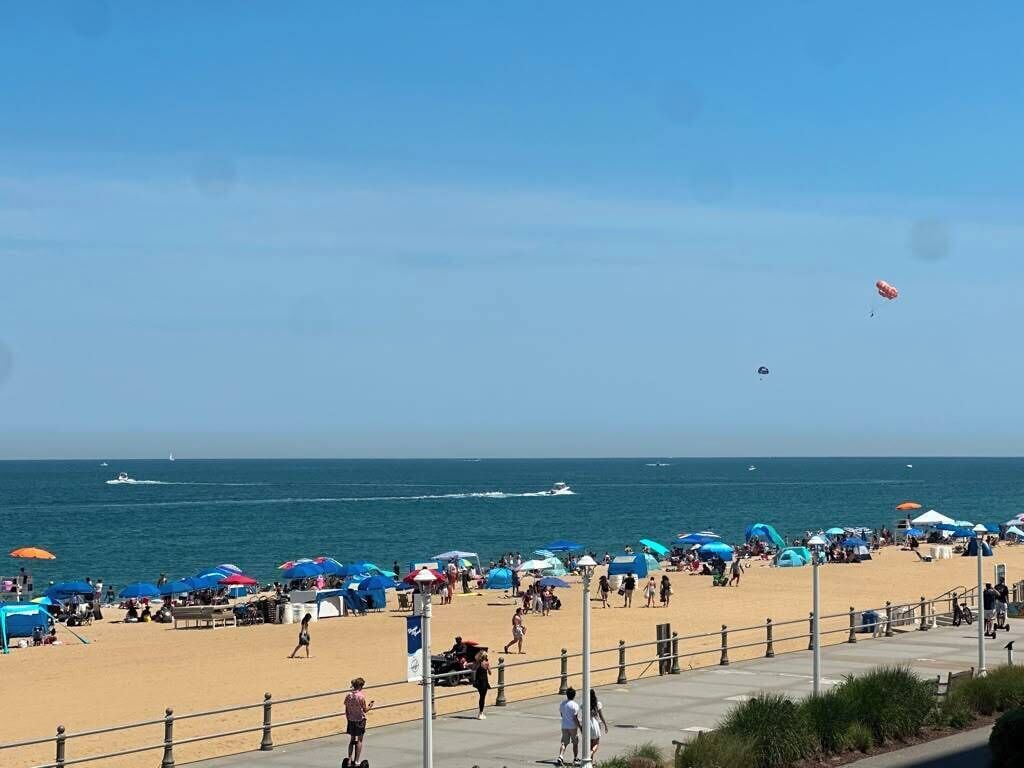 Vue sur la plage/l’océan