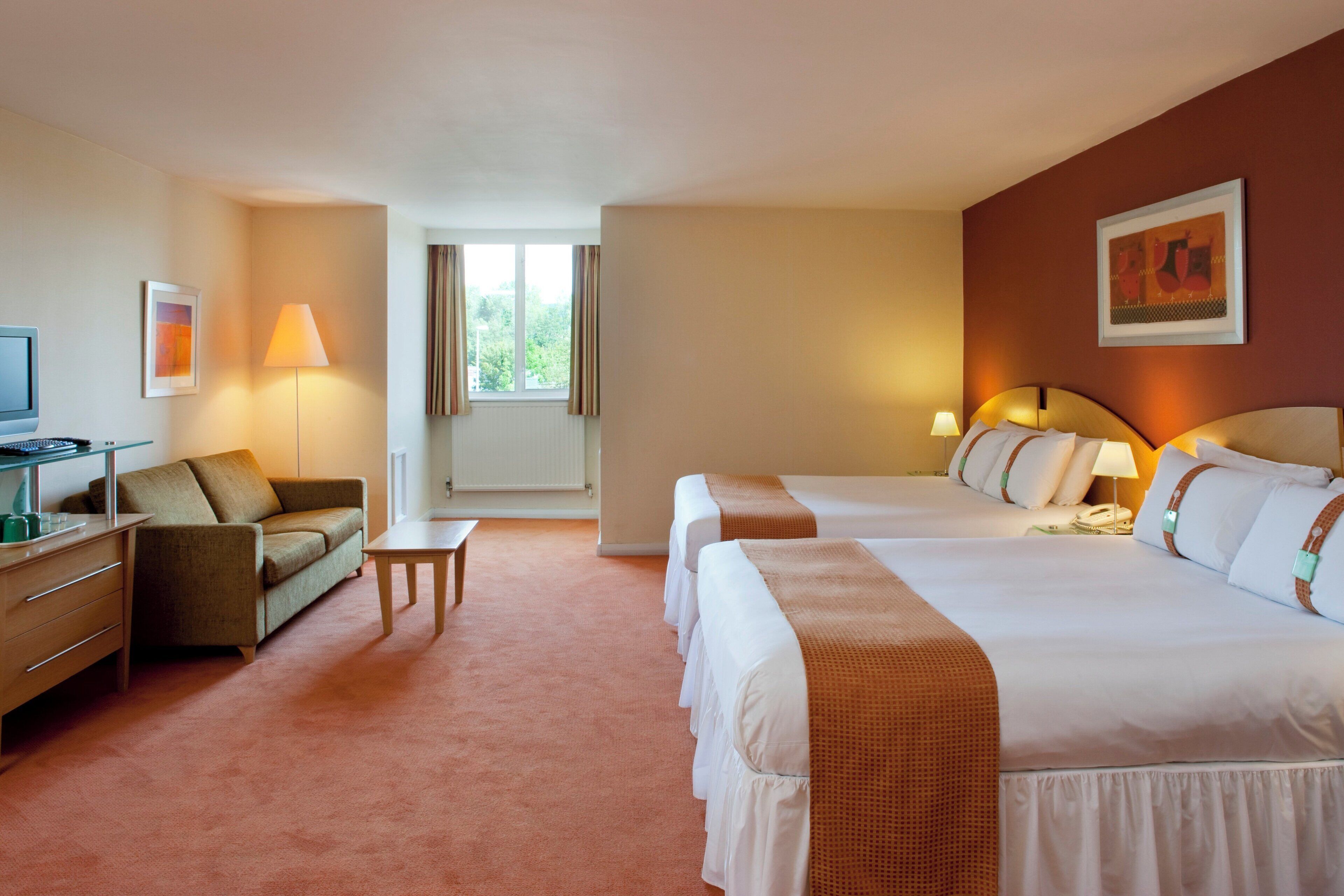 In-room safe, desk, blackout curtains, iron/ironing board