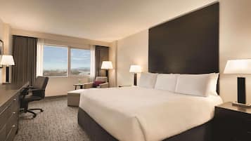 Premium bedding, pillow-top beds, in-room safe, desk