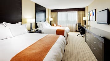 Premium bedding, pillow-top beds, in-room safe, desk