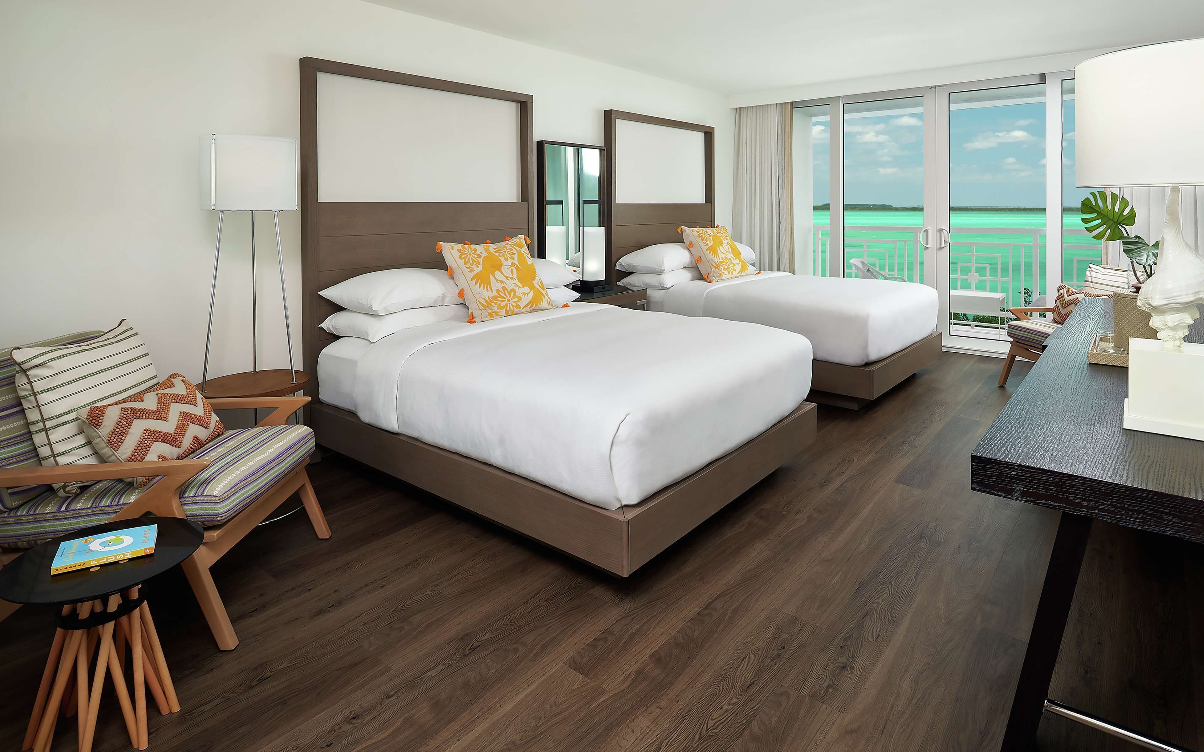 Premium bedding, pillowtop beds, in-room safe, desk