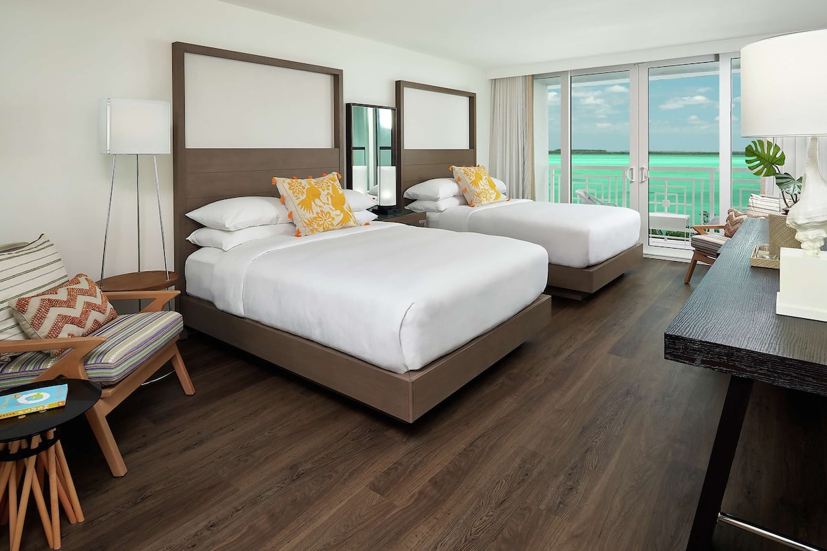 Premium bedding, pillowtop beds, in-room safe, desk