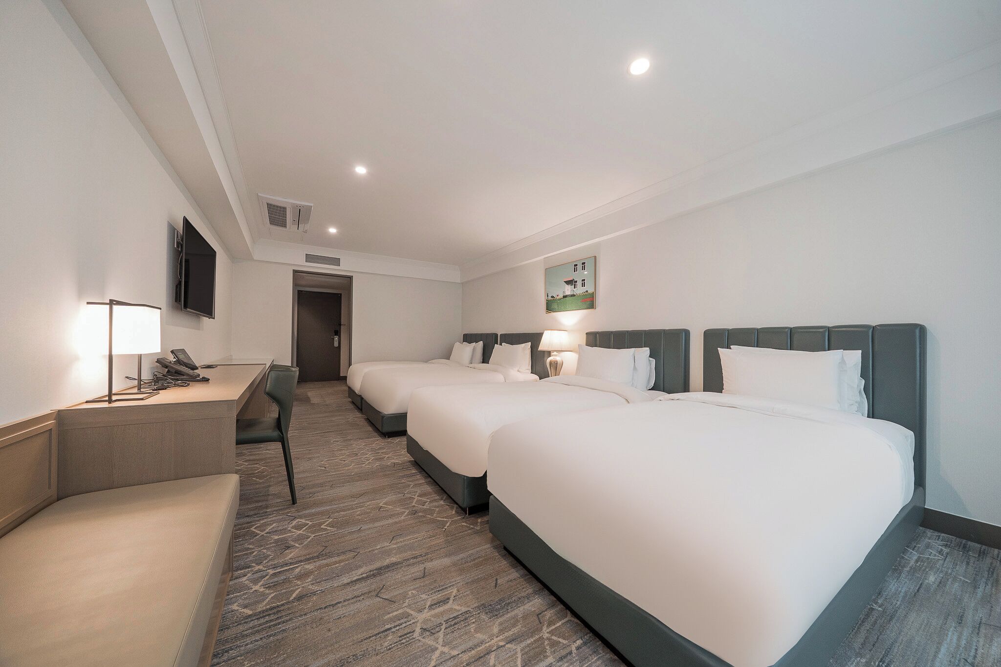 Premium bedding, in-room safe, individually decorated, desk
