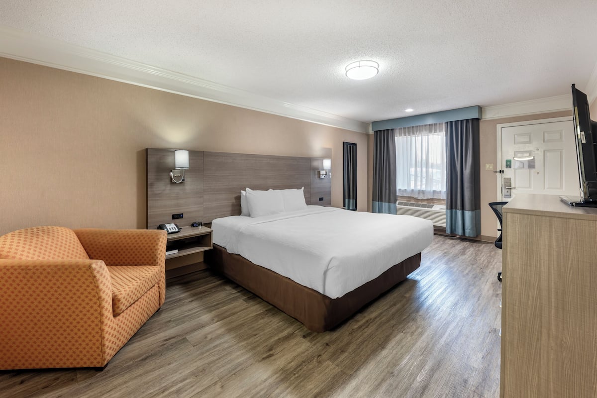 Chambre, 1 trÚs grand lit, accessible aux personnes à mobilité réduite, non-fumeurs | Literie de qualité supérieure, couette en duvet d'oie