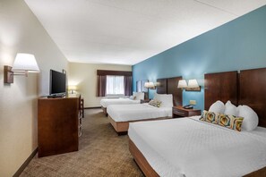 Standard Room, Multiple Beds, Non Smoking, Refrigerator & Microwave | In-room safe, desk, laptop workspace, blackout drapes - Best Western Port Clinton (Port Clinton)