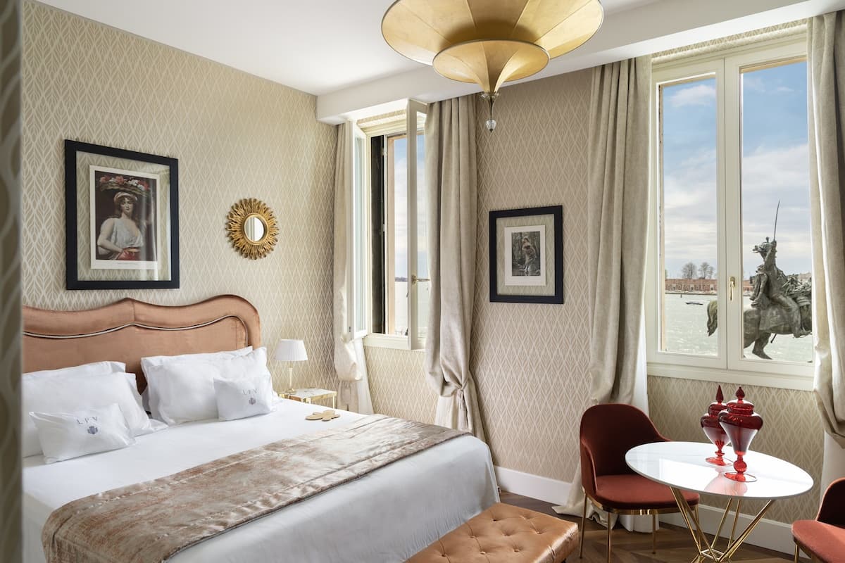Chambre Deluxe, vue lagon | 1 chambre, literie de qualité supérieure, couette en duvet d'oie