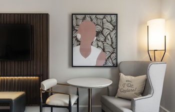 In-room safe, individually decorated, individually furnished, desk at Mills House Charleston, Curio Collection by Hilton