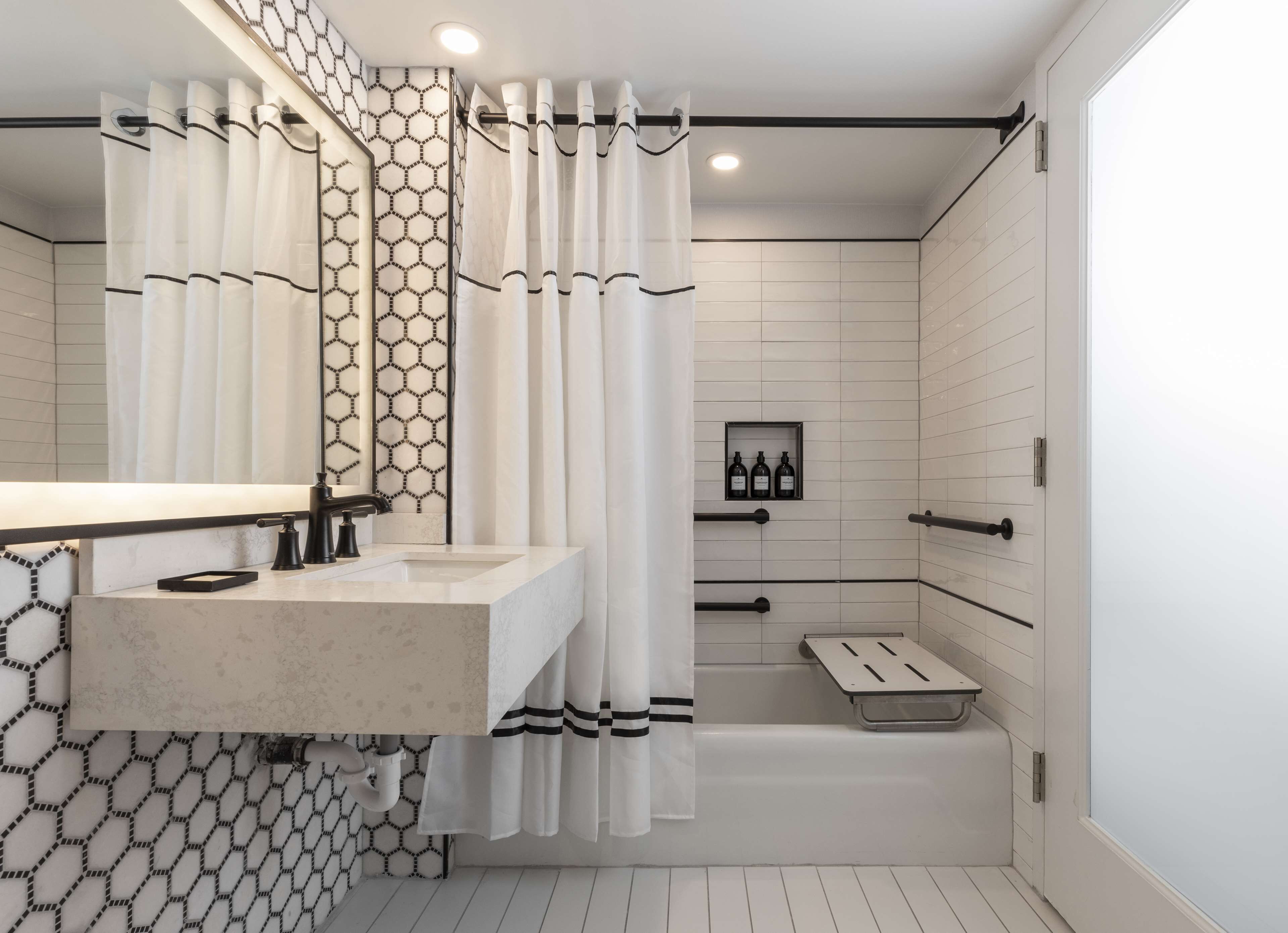 free toiletries, hair dryer, towels