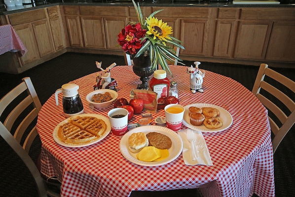 Free daily full breakfast