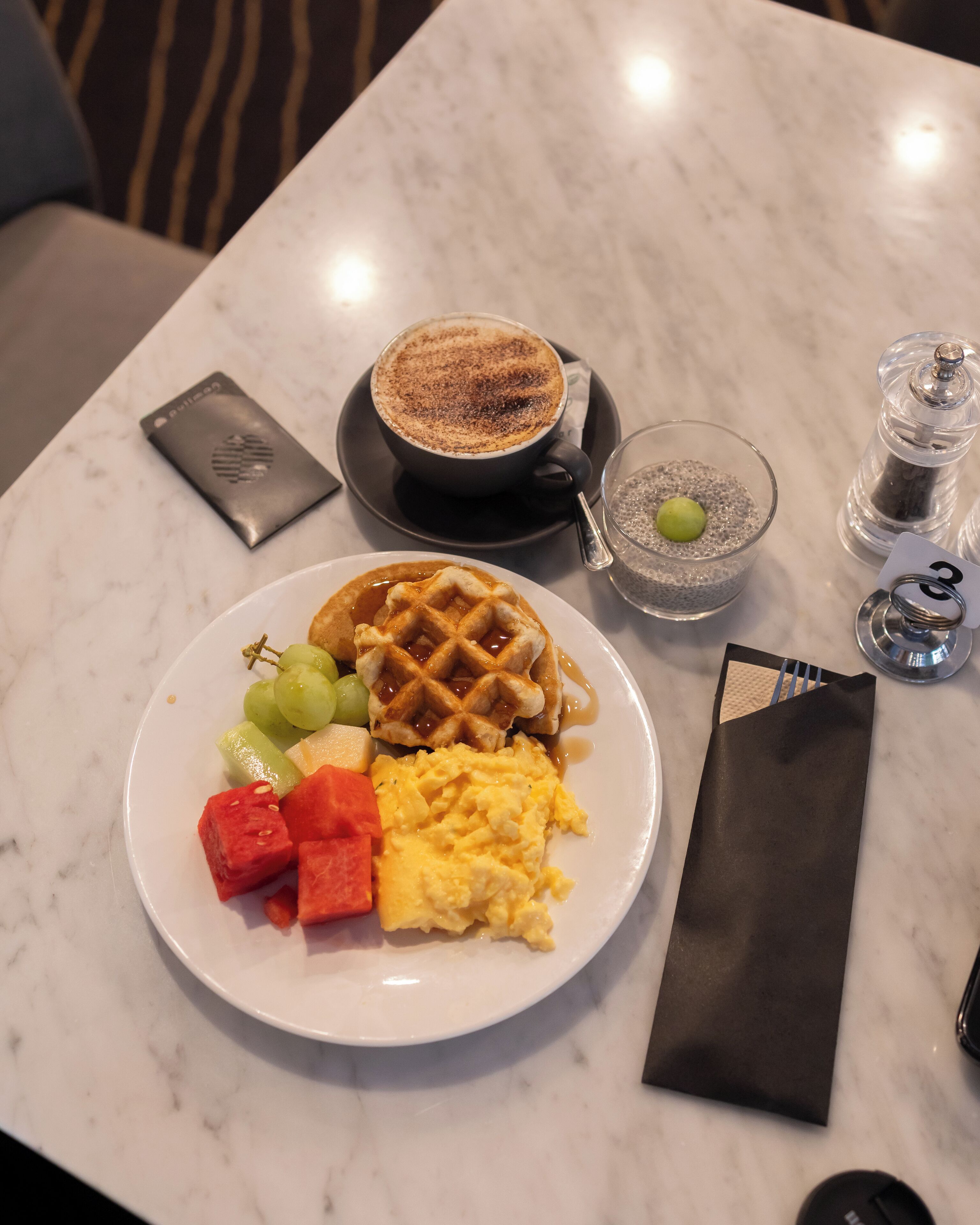 daily full breakfast (aud 42 per person)