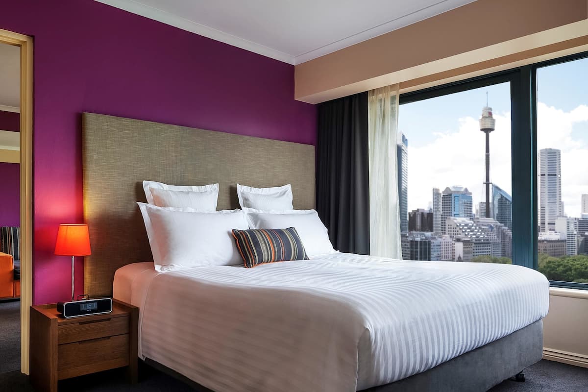 Deluxe Room, 1 Katil Ratu (Queen) | Cadar Frette Itali, peralatan tempat tidur premium, tilam berlapik