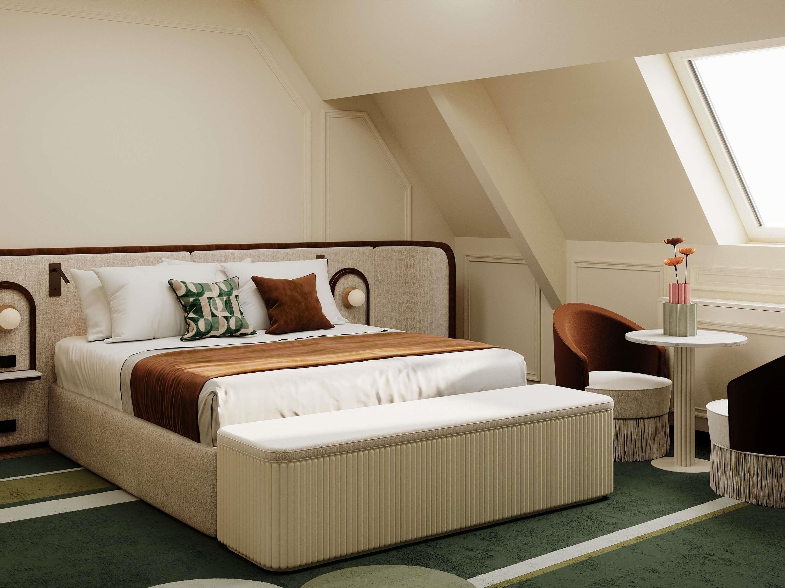 Premium bedding, free minibar, in-room safe, desk