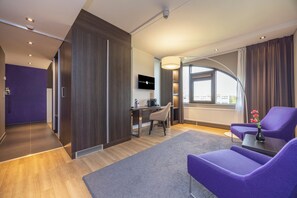 In-room safe, desk, blackout curtains, iron/ironing board