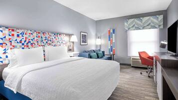 Room, 1 King Bed with Sofa bed, Microwave (Study) | Desk, laptop workspace, iron/ironing board, free cribs/infant beds