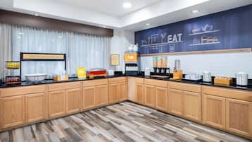 Free daily buffet breakfast