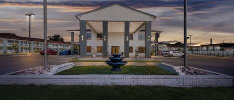 Front of property - evening/night