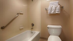Combined shower/tub, free toiletries, hair dryer, towels - Best Western Springfield West Inn (West Springfield)