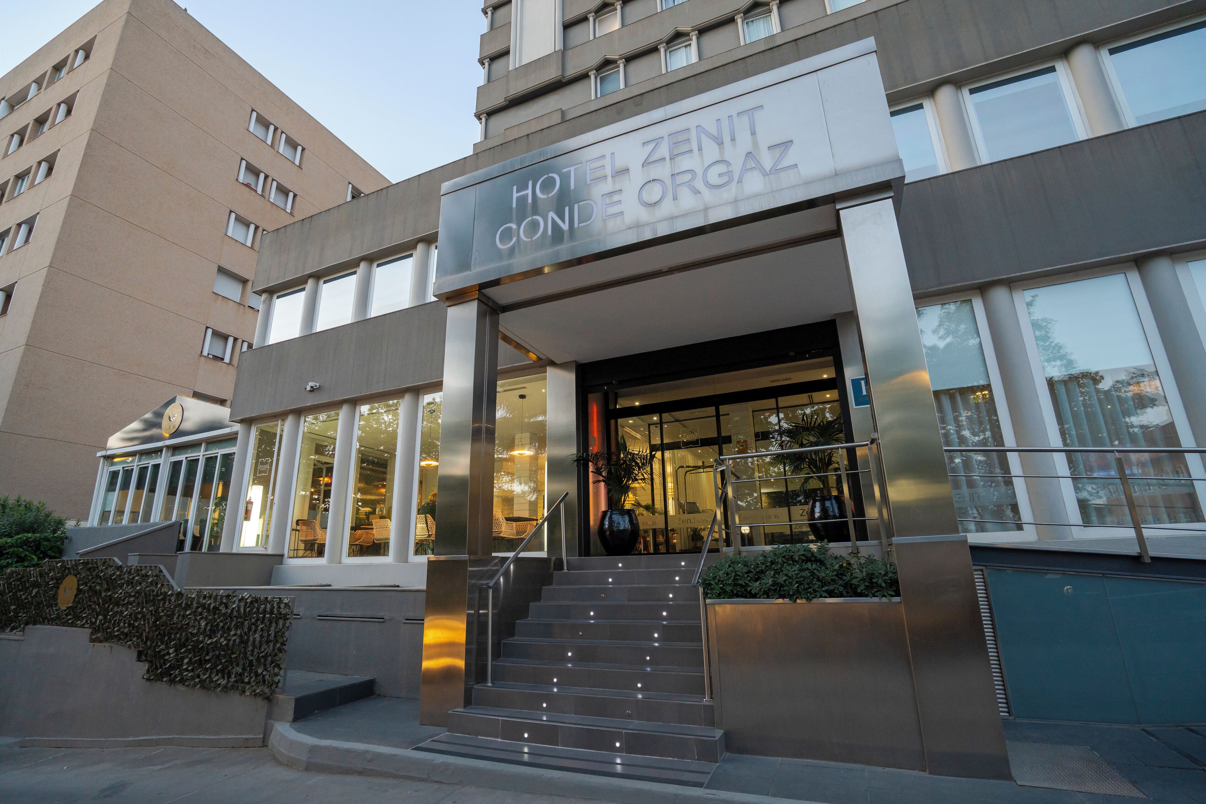 Voorkant van accommodatie