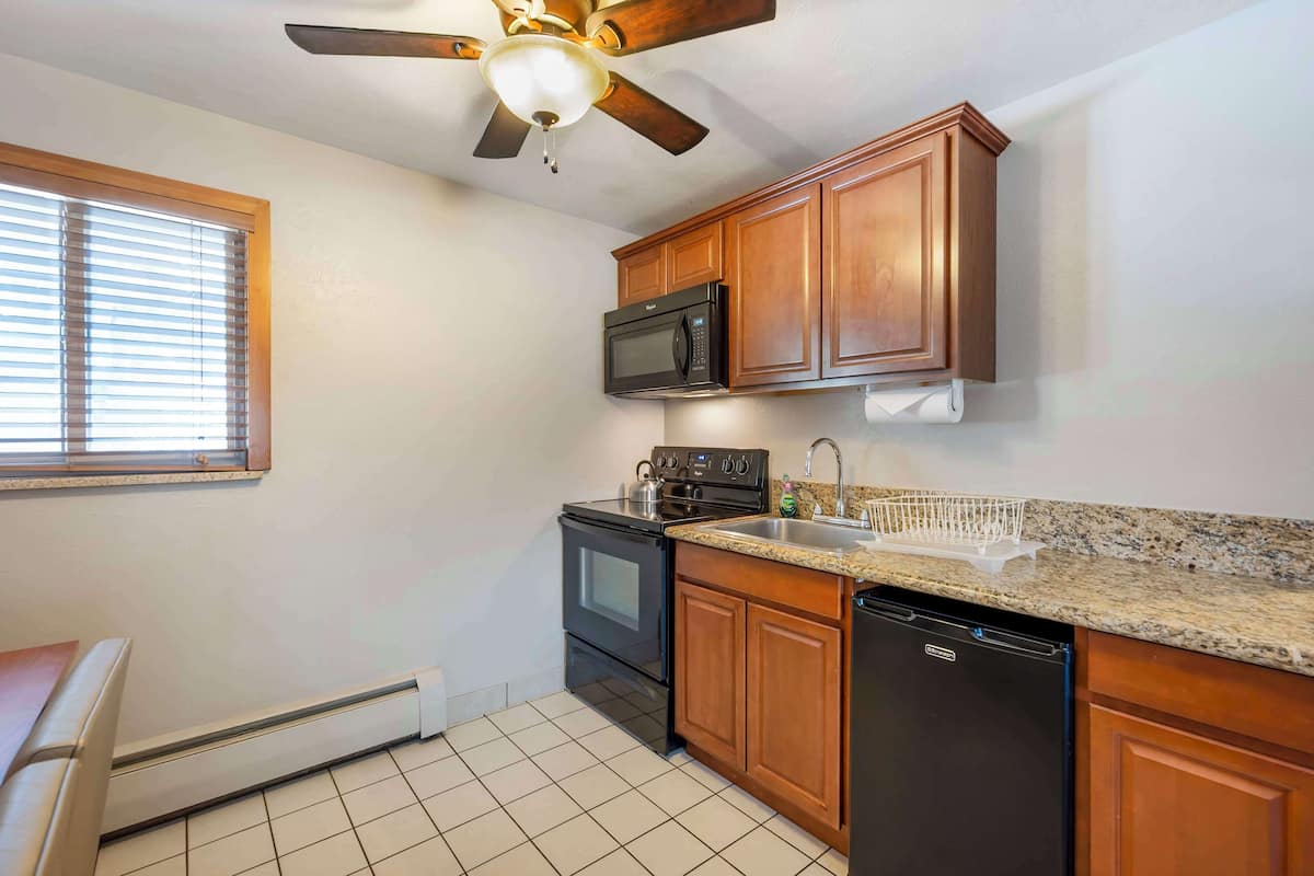 standard room, 1 king bed, non smoking, refrigerator (pet friendly) | desk, blackout curtains, iron/ironing board, free cots/infant beds