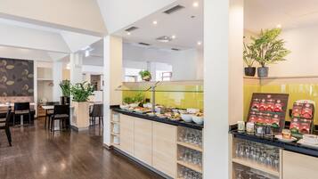 Daily buffet breakfast (EUR 16 per person)