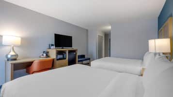 Pillowtop beds, in-room safe, desk, laptop workspace