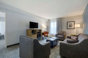 Pillow-top beds, in-room safe, desk, laptop workspace