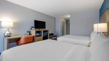 1 slaapkamer, pillowtop-bedden, een kluis op de kamer, een bureau