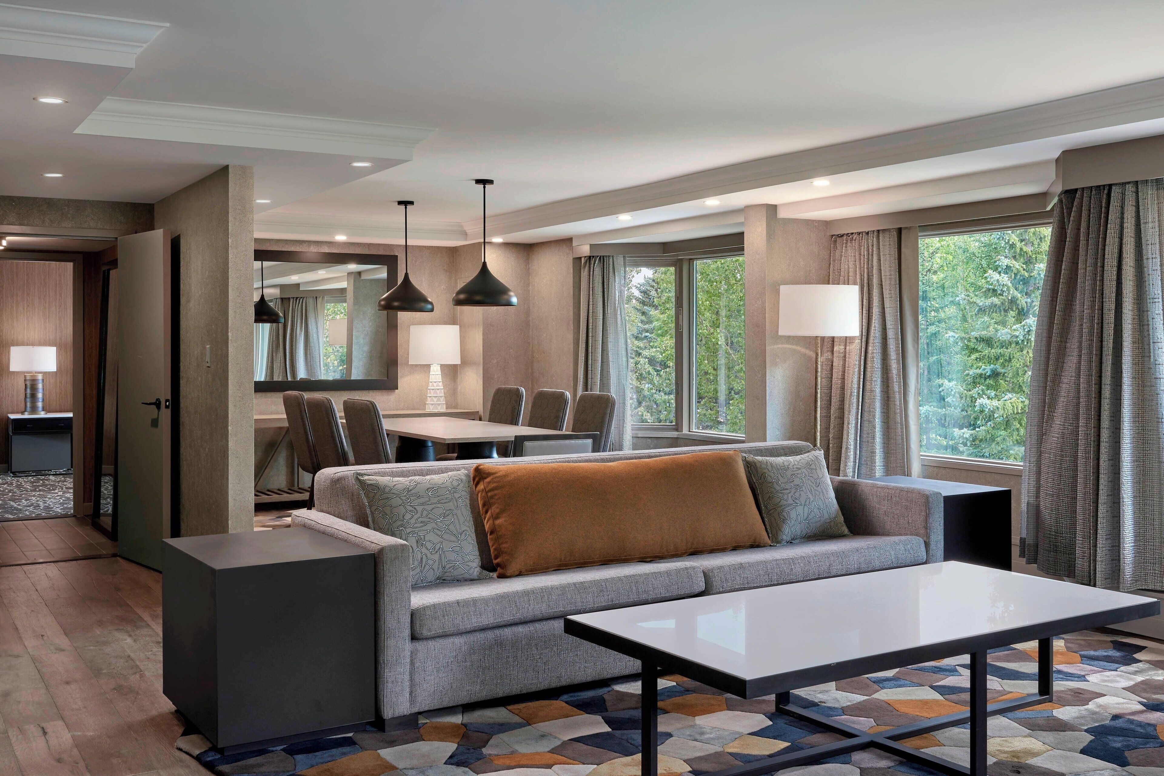 36-inch flat-screen tv with satellite channels, tv