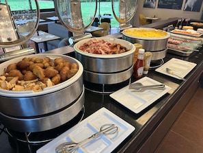Daily buffet breakfast (EUR 20 per person)