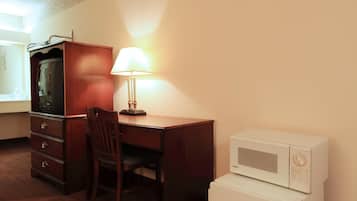 Blackout curtains, iron/ironing board, free WiFi, bed sheets