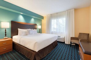 Executive Suite, 1 King Bed with Sofa bed | Premium bedding, desk, laptop workspace, blackout drapes - Fairfield Inn & Suites Bismarck North (Bismarck)