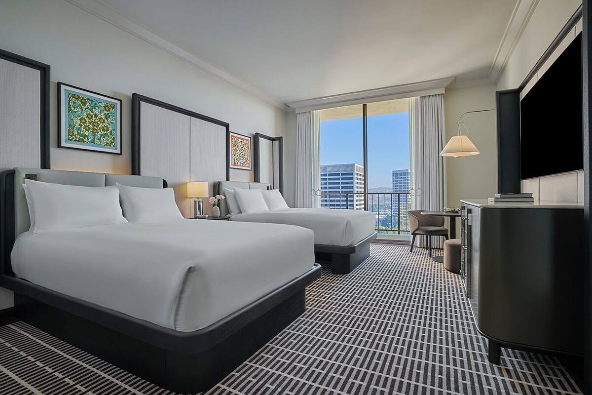 Balboa Two Bedroom Suite | Frette Italian sheets, premium bedding, down duvets, pillow-top beds