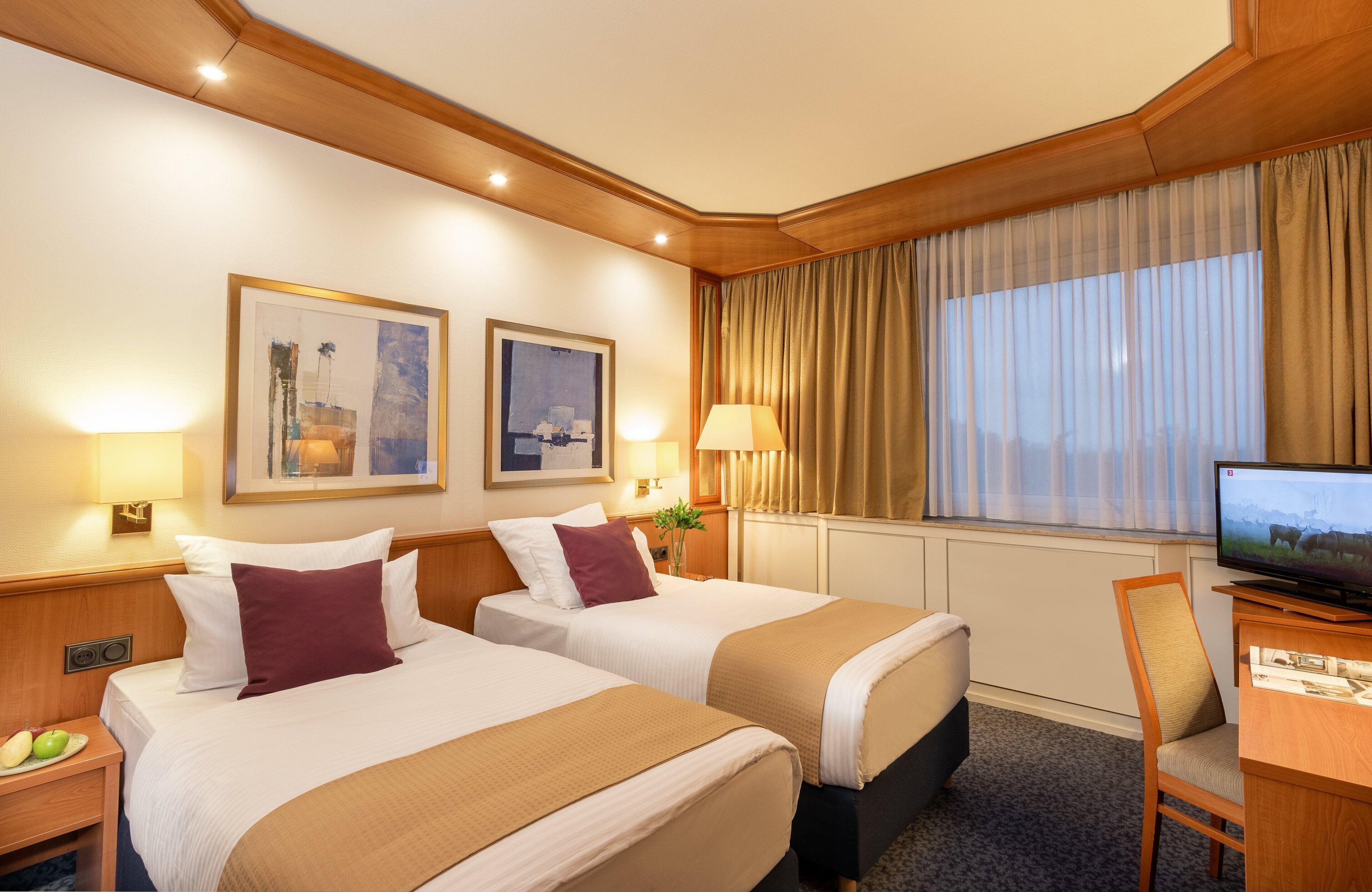 Zimmersafe, Schreibtisch, schallisolierte Zimmer, Bügeleisen/Bügelbrett