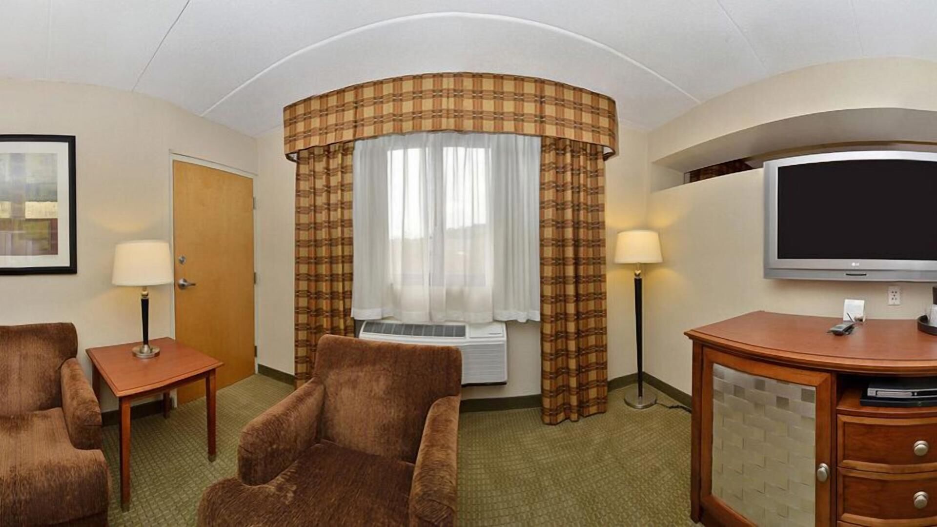 Living area | 42-inch LCD TV with satellite channels, TV, DVD player