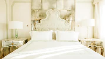Hypo-allergenic bedding, down duvets, minibar, in-room safe