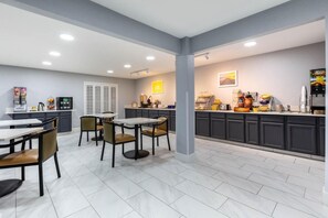 Free daily on-the-go breakfast