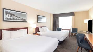 Standard Room, 2 Queen Beds | Desk, iron/ironing board, free WiFi, bed sheets