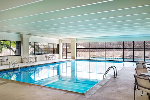 Indoor pool, seasonal outdoor pool, sun loungers