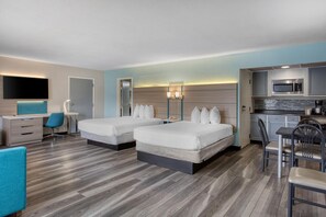 Standard Room, Multiple Beds, Non Smoking, Refrigerator (with Sofabed) | Desk, laptop workspace, blackout drapes, iron/ironing board