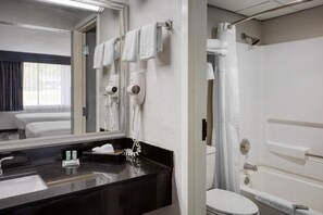 Ensemble douche/baignoire, douche à « effet pluie »