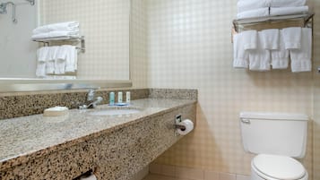 Standard Room, 2 Double Beds, Non Smoking | In-room safe, desk, laptop workspace, blackout drapes