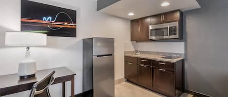 Standard Room, 2 Queen Beds, Non Smoking, Kitchenette | In-room safe, desk, laptop workspace, iron/ironing board