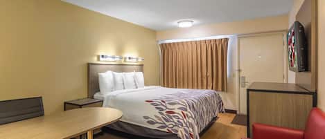 Chambre supérieure, 1 très grand lit (Smoke Free) | Literie de qualité, bureau, rideaux d’obscurcissement