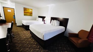 Standard Room, 2 Queen Beds | Desk, iron/ironing board, free cribs/infant beds, rollaway beds - Days Inn by Wyndham North Platte (North Platte)