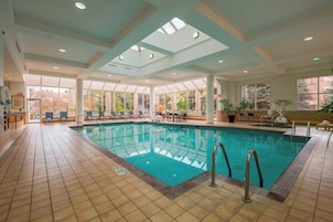 Una piscina techada
