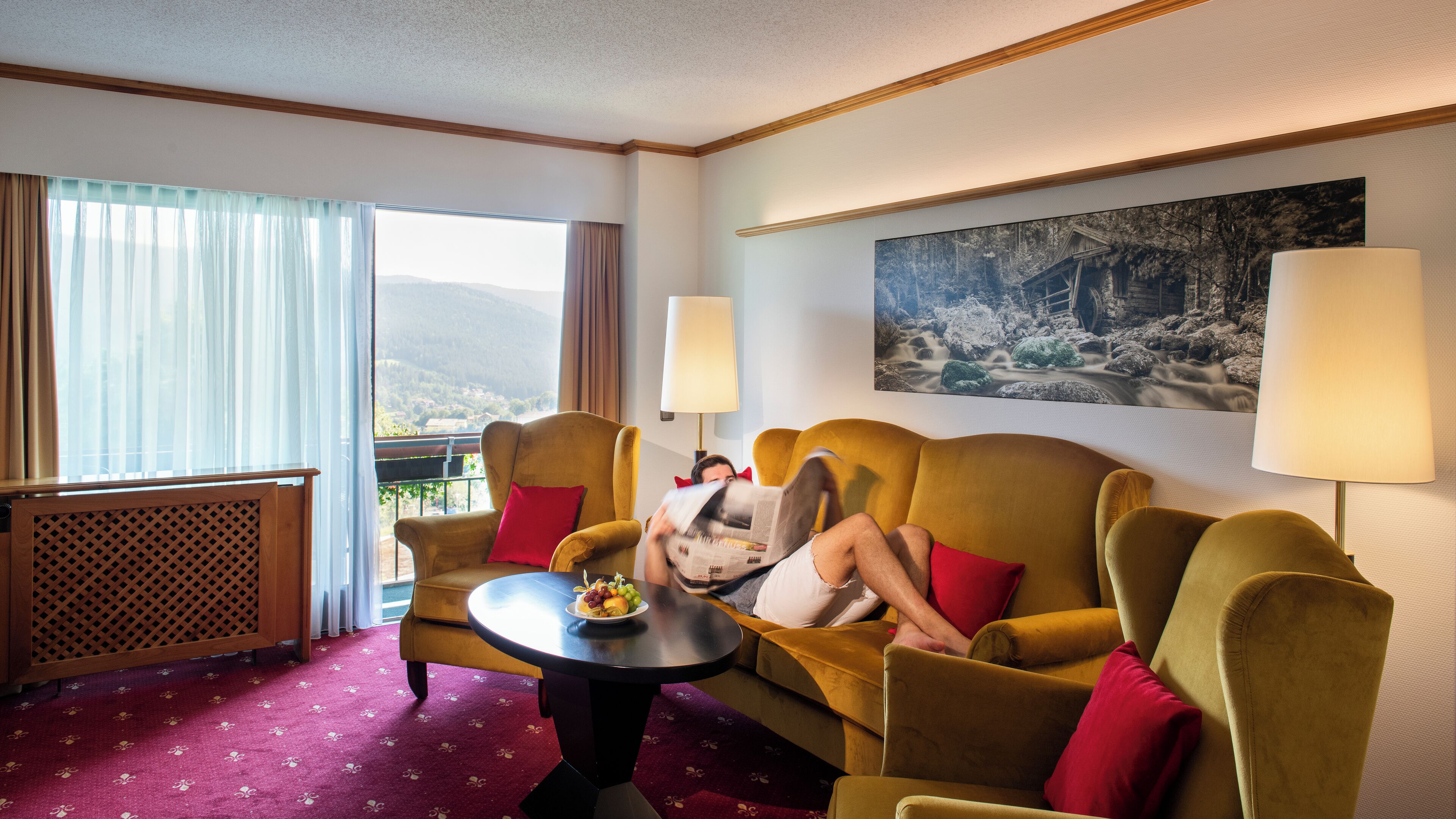 suite, 2 bathrooms (sonnenhof) | minibar, in-room safe, desk, laptop workspace