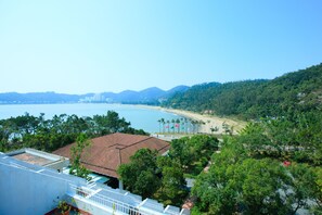 Vue sur la plage/l’océan