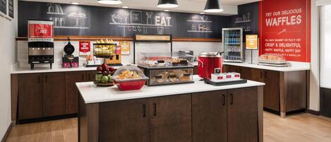Free daily buffet breakfast
