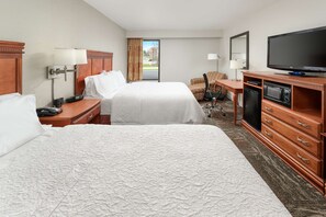 Two Queen Beds, Non-Smoking | In-room safe, iron/ironing board, free cribs/infant beds