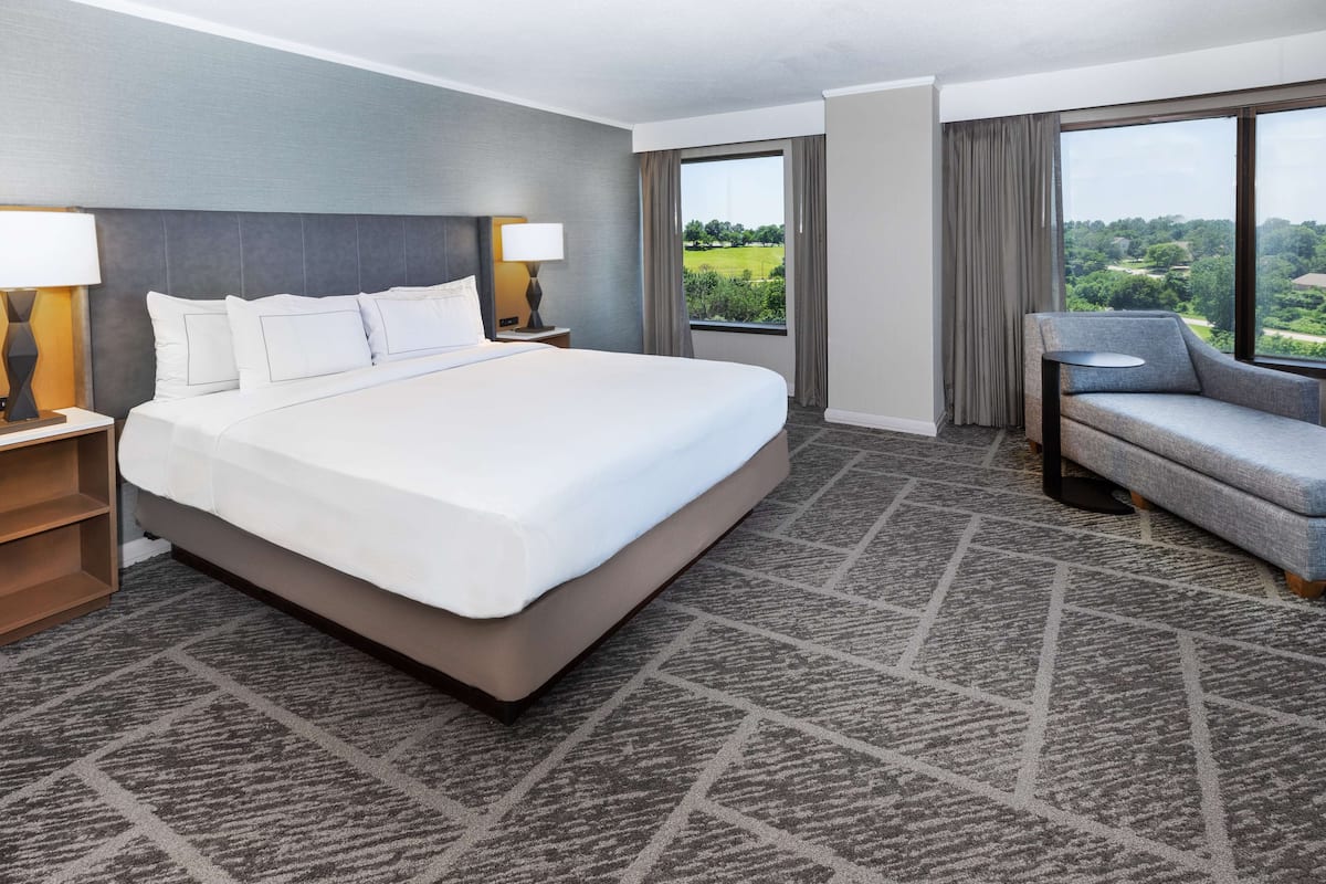 Suite, 1 King Bed, Non Smoking | In-room safe, desk, laptop workspace, blackout drapes
